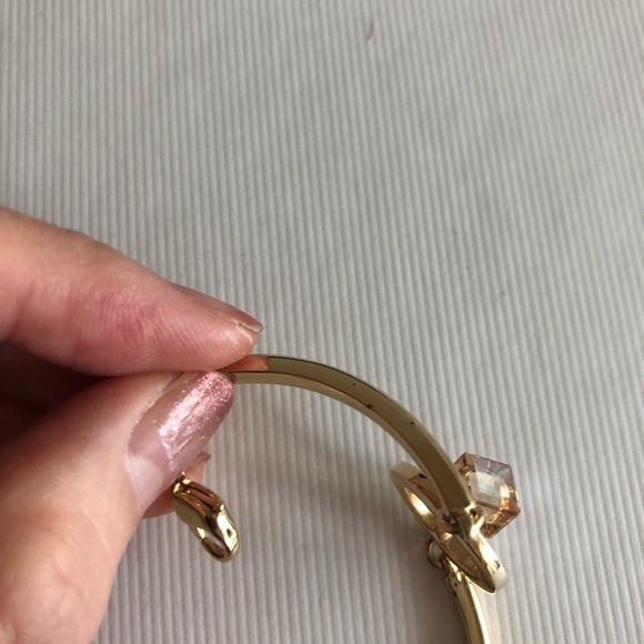 Swarovski Geometric Bangle Bracelet - Picture 4 of 5